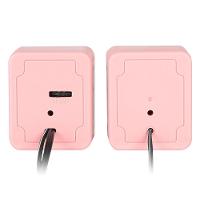 Caixa De Som 2.0 Usb 5v 2x 1w Com Controlador De Volume Rosa - Vs-01r - 3