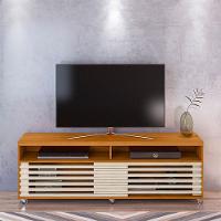 Rack Bancada Com Aparador Frizz Cross Cinamomo Off White - Madetec