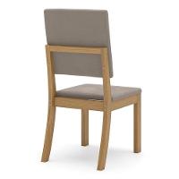 Cadeira Para Mesa De Jantar Ambiente Milla Kit 4 Peças Nature Marrom Amêndoa - Henn - 3