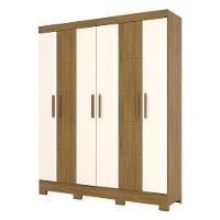 Guarda Roupa Solteiro B73 Nature Off White - Briz Móveis - 1