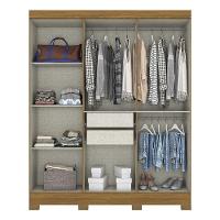 Guarda Roupa Solteiro B73 Nature Off White - Briz Móveis - 3