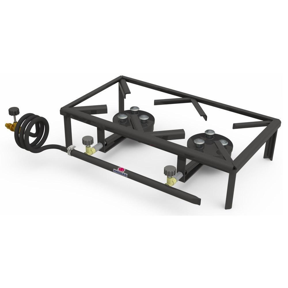 Fogão Ind. 2b 6 Caulin Retangular F2b6 - Progas - 1