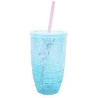 Copo Canudo Azul Gel Congelante 500ml - Projeto Kiwi - 3