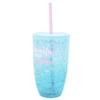 Copo Canudo Azul Gel Congelante 500ml - Projeto Kiwi - 5