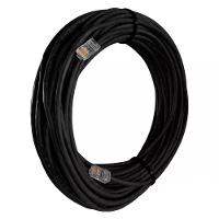 Cabo De Rede Cat 5e Mpt Interno E Externo 50 Metros U/utp 4p X 24awg | Preto Com Conectores - 1