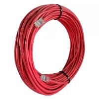Cabo De Rede Cat 6 Mpt Interno 30 Metros U/utp 4p X 23awg | Vermelho Com Conectores - 1