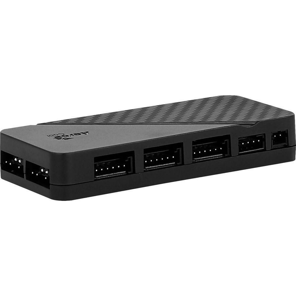 Hub Controlador De Fan Aerocool H66f Rgb - 5