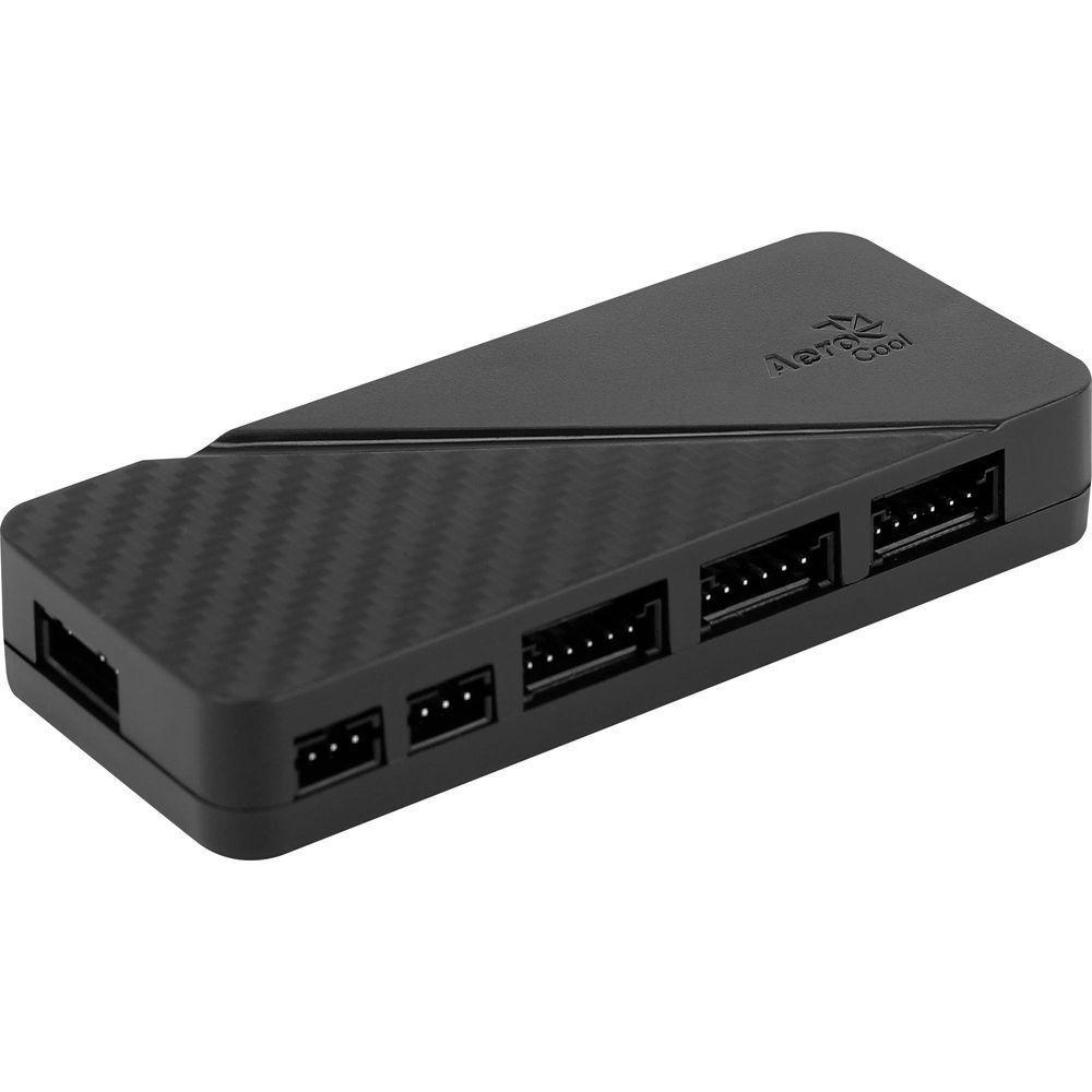 Hub Controlador De Fan Aerocool H66f Rgb - 8