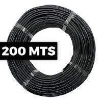 Cabo De Rede Cat 5e Mpt Interno E Externo 200 Metros U/utp 4p X 24awg | Preto - 2