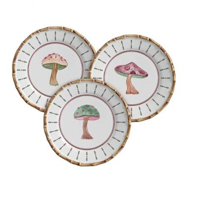 Conjunto Com 6 Pratos De Sobremesa Mushrooms - Maison Blanche