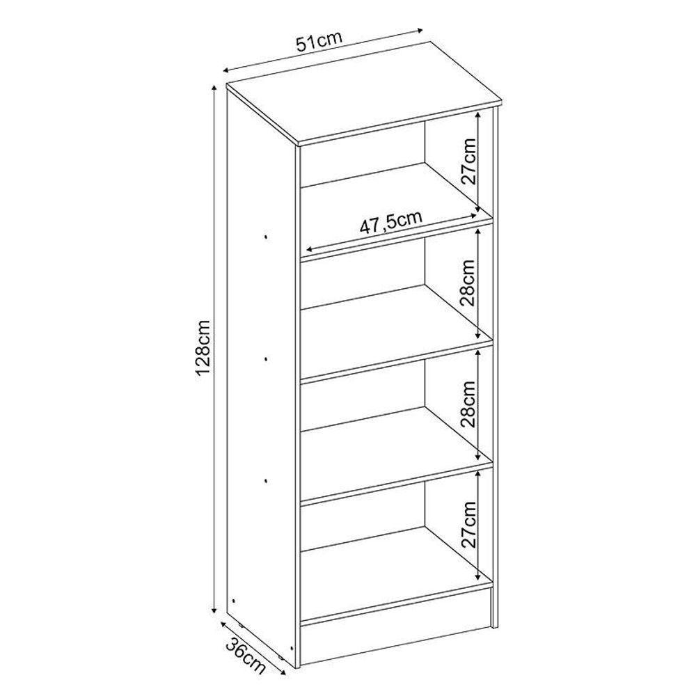 Cômoda Sapateira áurea E Armário Multiuso Viena Amêndola Touch Off White - Demóbile - 7