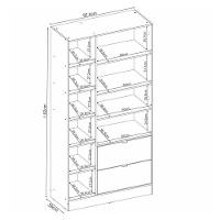 Armário Multiuso 2 Portas Joy Amêndola Off White Com Espelho - Demóbile - 5