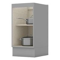 Balcão 1 Porta 40 Cm Nova York Cinza - Henn - 3