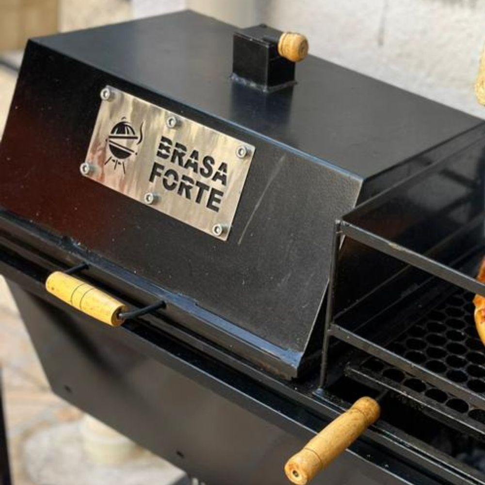 Churrasqueira Combinada Brasa Forte Preto - 8