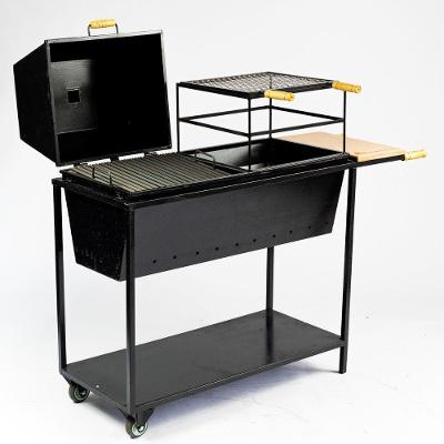 Churrasqueira Combinada Brasa Forte Preto