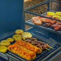 Churrasqueira Combinada Brasa Forte Preto - 2