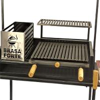 Churrasqueira Brasa Forte Parrilha Pequena Preto