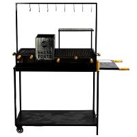 Churrasqueira Parrila Argentina Grande Brasa Forte Preta