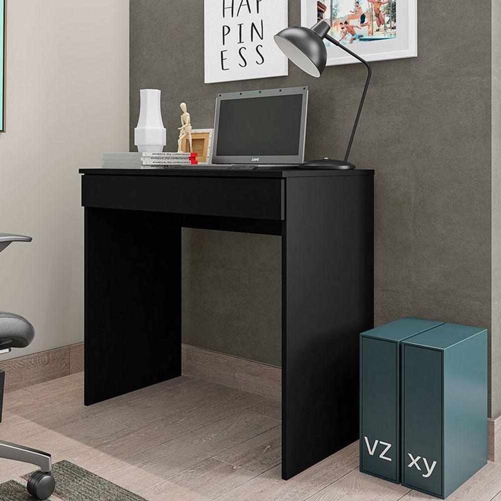 Mesa Para Computador Alexia Preto Fosco - Ajl - 2