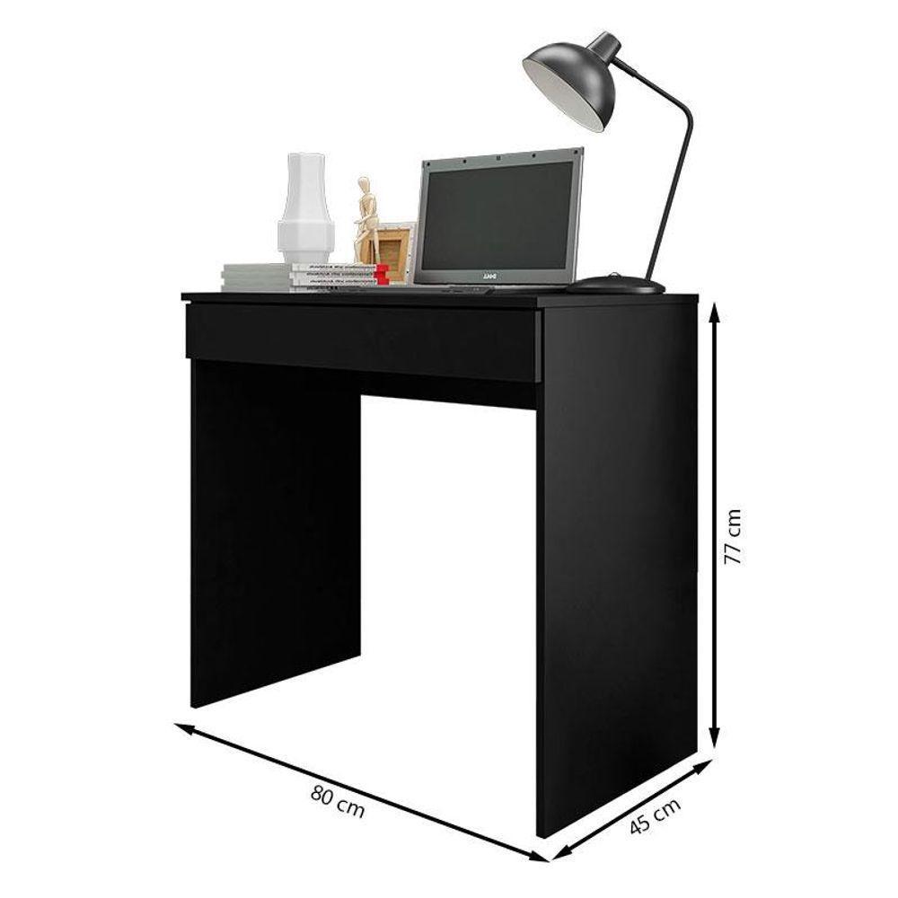 Mesa Para Computador Alexia Preto Fosco - Ajl - 4