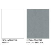 Balcão Multiuso 120cm 2 Portas 3 Gavetas Branco - 2