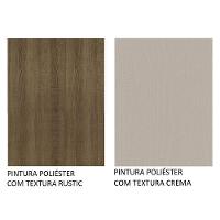 Balcão Multiuso 120cm 2 Portas 3 Gavetas Rustic - 6