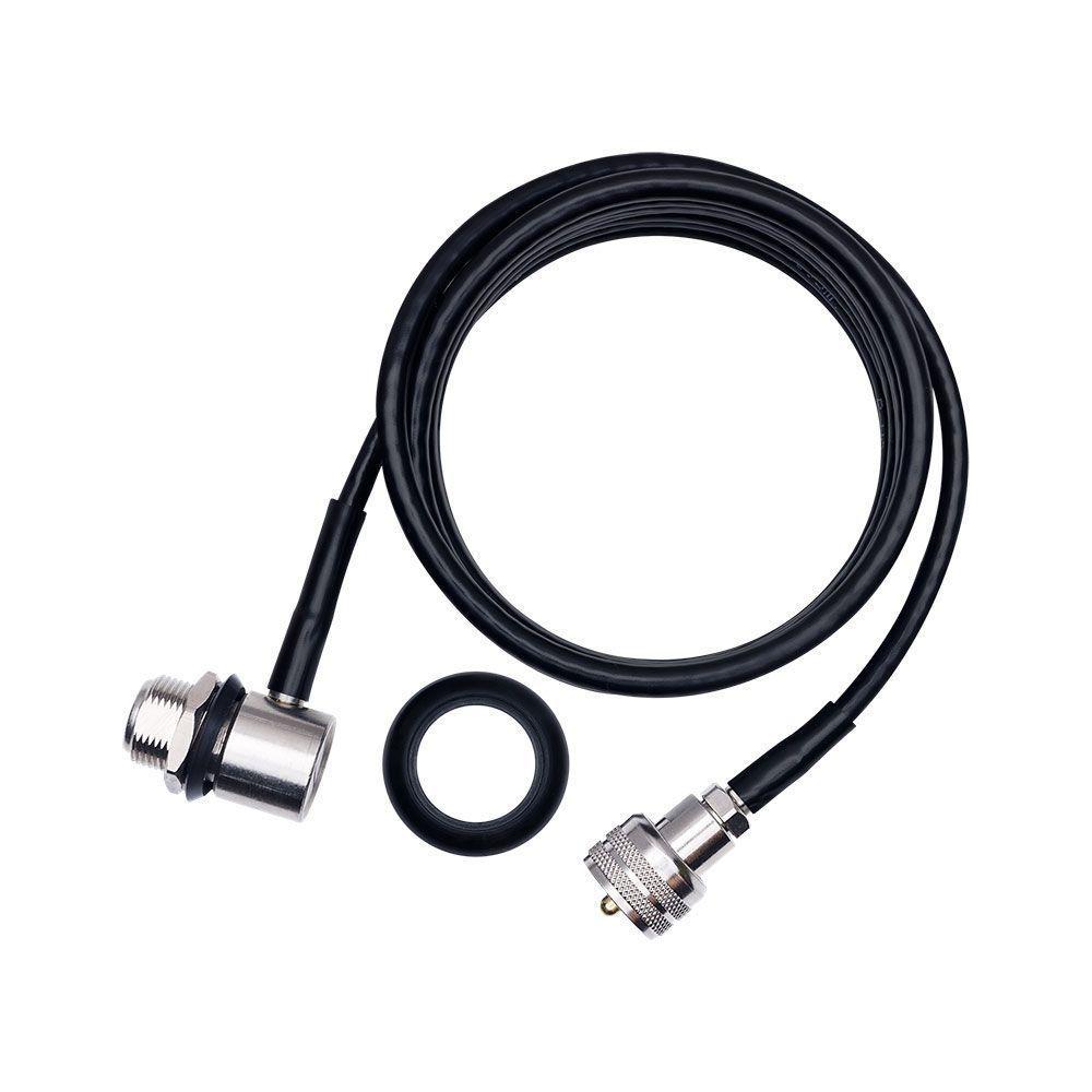Cabo Curto Aquario M-801k Cabo Com 3,5 Metros E Conector Uhf Rg-058 - 1
