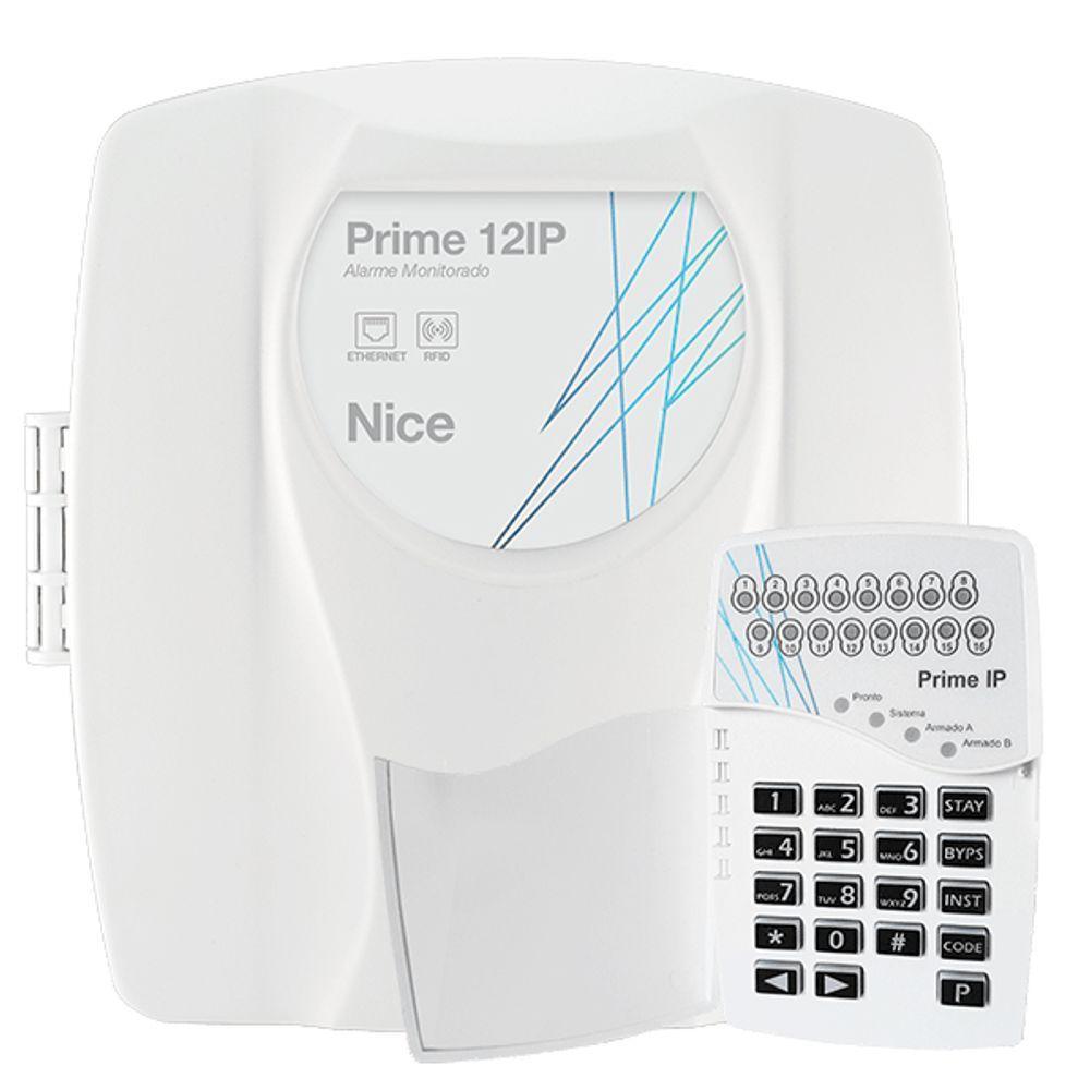 Central De Alarme Monitorado Prime 12 Ip Nice Genno - 1