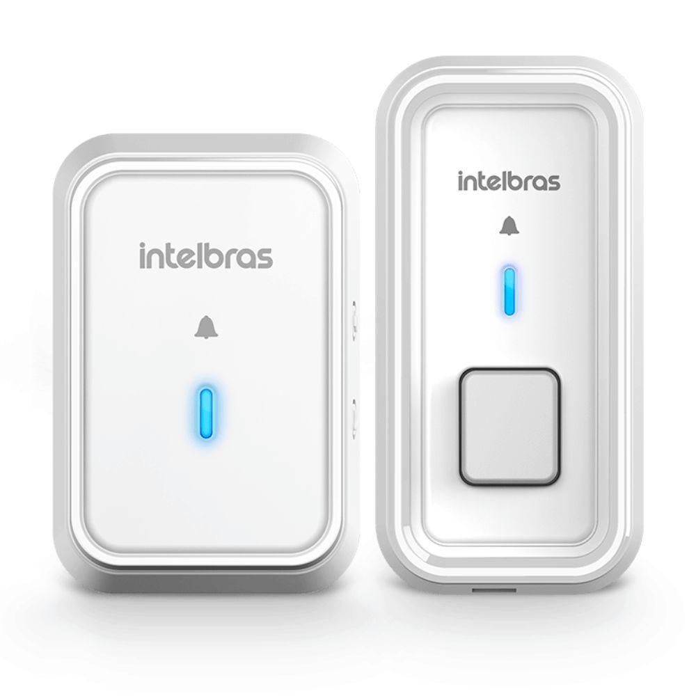 Campainha Sem Fio Com Bateria Intelbras Cib 101 Branca - 1