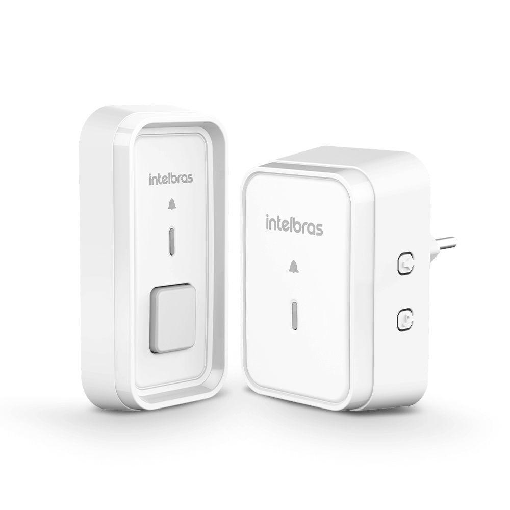 Campainha Sem Fio Com Bateria Intelbras Cib 101 Branca - 6