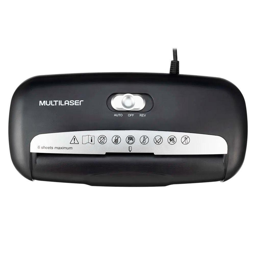 Fragmentadora De Papel E Cartao 6 Folhas 10l 127v Of009 - 2