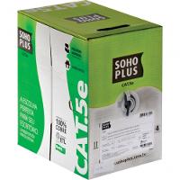 Cabo Lan U-utp Cat.5e 24 Awg 4 Pares Cmx Caixa C- 305 Metros Preto 100% Cobre 23200100 - 1