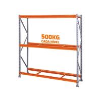 Mini Porta Pallet Mpp3ncpi Inicial 180x80x200cm Estante Para Armazenagem Com Plano 500kg - 2