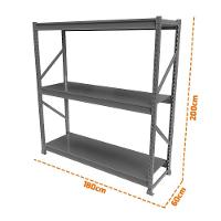 Mini Porta Pallet Slim Inicial Comercial 1,80x0,60x2m Estante De Armazenagem Com Plano - 3