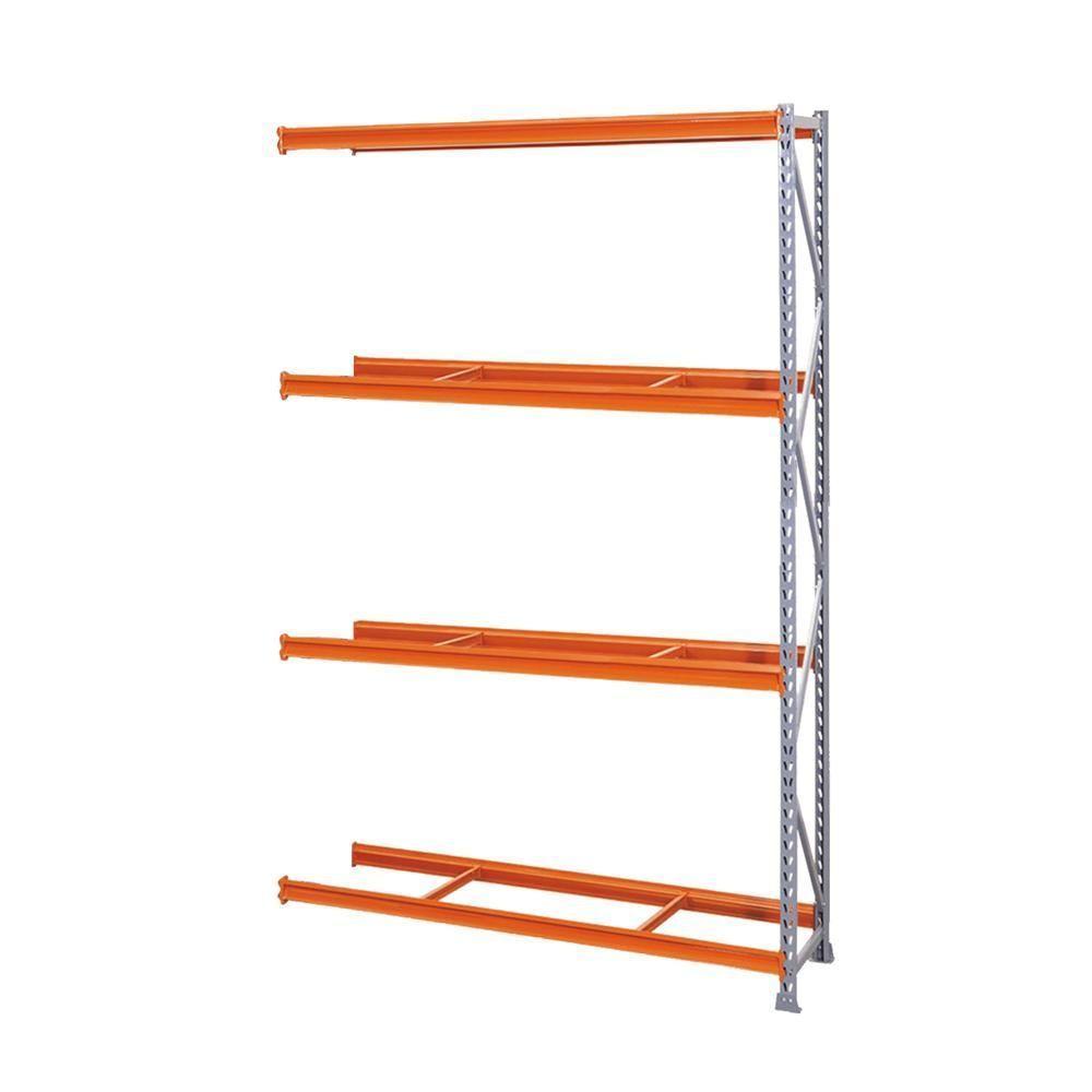 Mini Porta Pallet Continuação 180x80x300cm C-4 Níveis Estante Para Armazenagem 500kg - 1