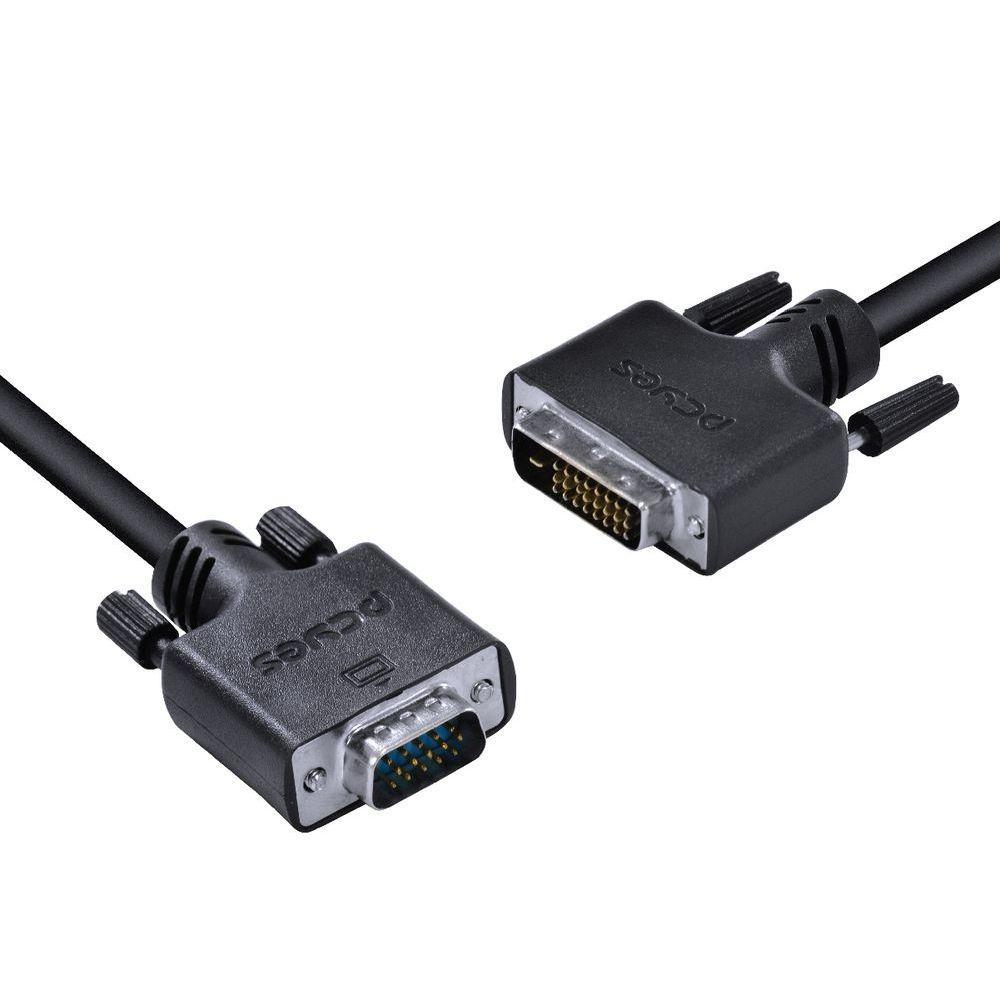 Cabo Dvi-i 24+5 Para Vga 15 Pinos Macho 2 Metros - Pdvm15-2 - 1