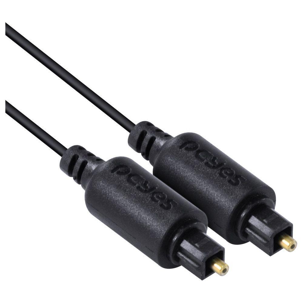 Cabo óptico Digital Toslink Macho 1 Metro - Pod-1 - 3