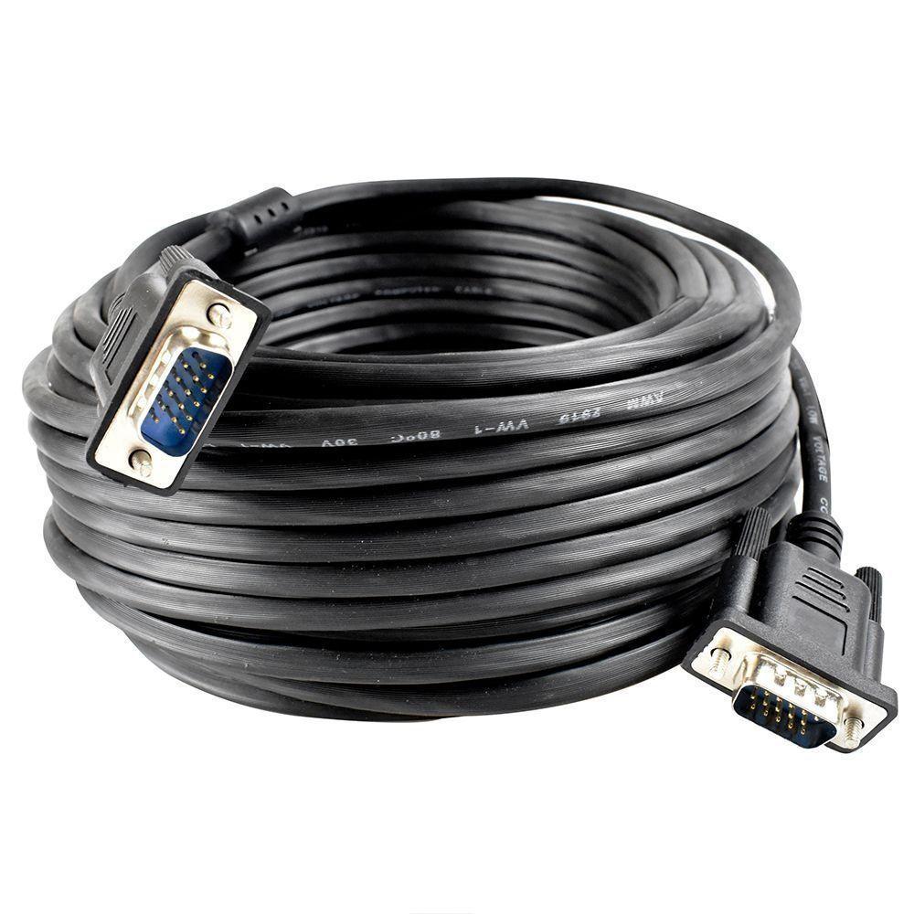 Cabo Vga Evus C-043 Hd15 Macho X Hd15 Macho Com Filtro 15,0m 7898597131657 - 1