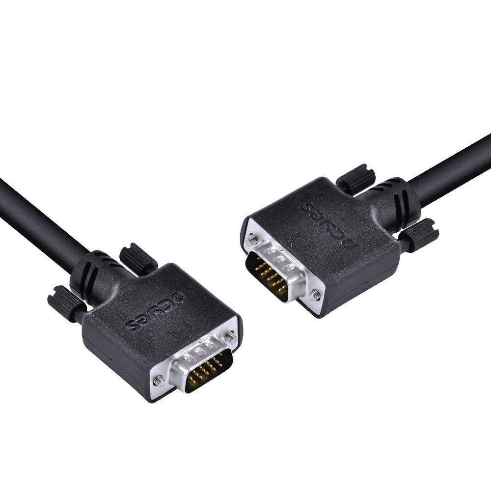 Cabo De Vídeo Vga 15 Pinos Macho Para Vga 15 Pinos Macho 28awg Puro Cobre 5 Metros - Pvm15-5 - 1