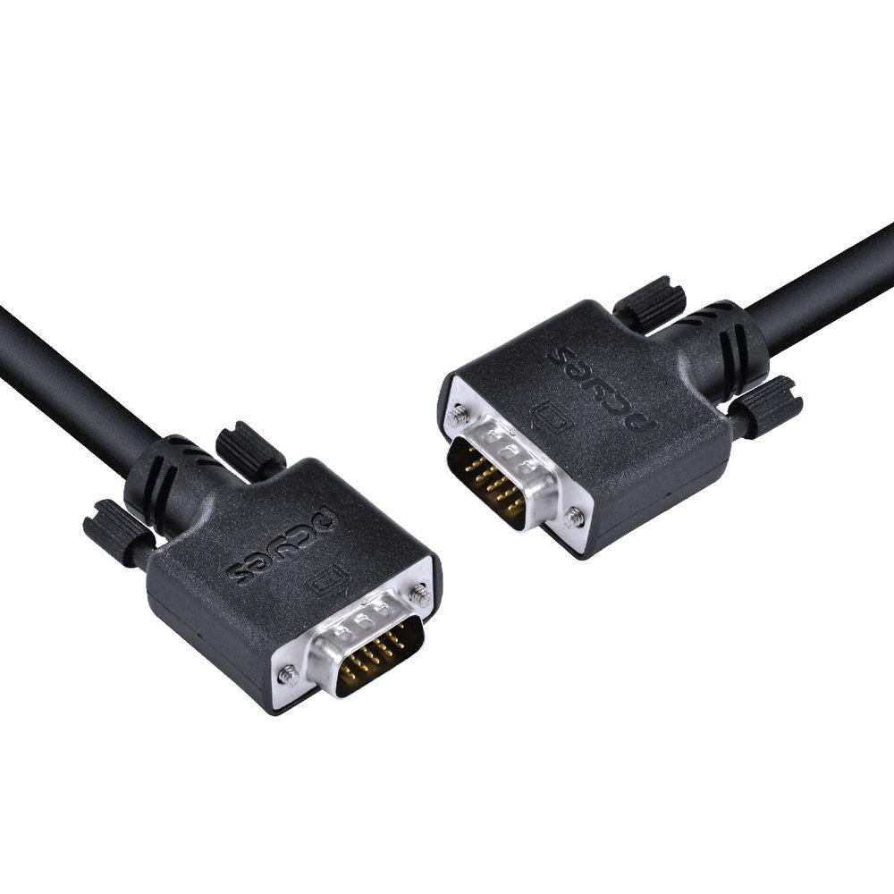 Cabo De Vídeo Vga 3+6 15 Pinos Macho Para Vga 3+6 15 Pinos Macho 28awg Puro Cobre 40 Metros - 4