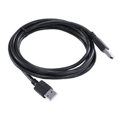 Cabo De Dados Usb A 2.0 Macho Para Usb A 2.0 Macho 28awg Puro Cobre 2 Metros - Puam2-2