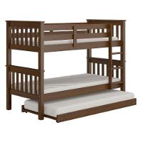 Treliche De Solteiro Madeira Maciça Para Colchão 88 X 188 Cm Multimóveis Cr35245 Castanho Castanho - 1