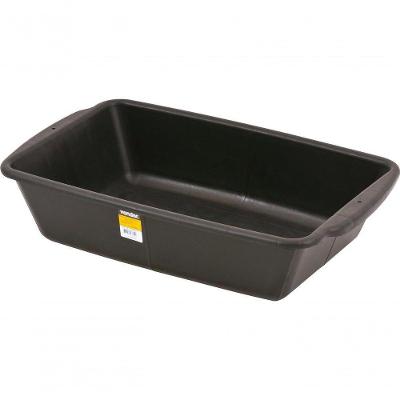 Caixa Plástica P/ Massa 20 Litros 61X38X14Cm Preta