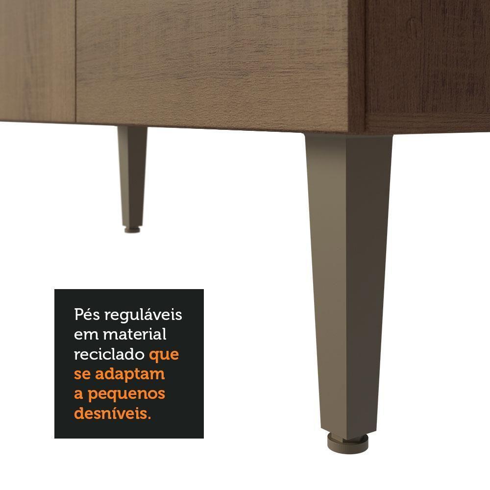 Balcão Gabinete Com Pia 3 Portas E 1 Gaveta 105cm - 4