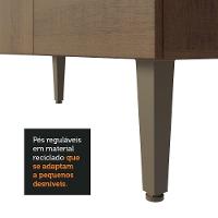 Balcão Gabinete Com Pia 3 Portas E 1 Gaveta 105cm