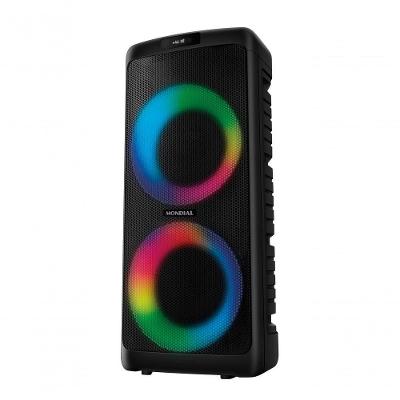 Caixa de Som Portátil Mondial Pbx-600 600W Rms Bivolt com Bluetooth e Usb