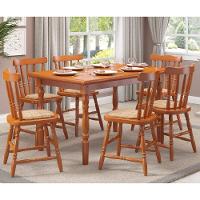 Conjunto Mesa De Jantar 160cm Com 6 Cadeiras Estofadas Multimóveis Cr50086 Mel Mel - 4