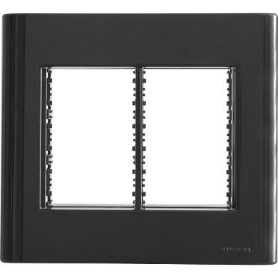 Placa 6 Postos 4x4 Tramontina Giz Preta Com Suporte