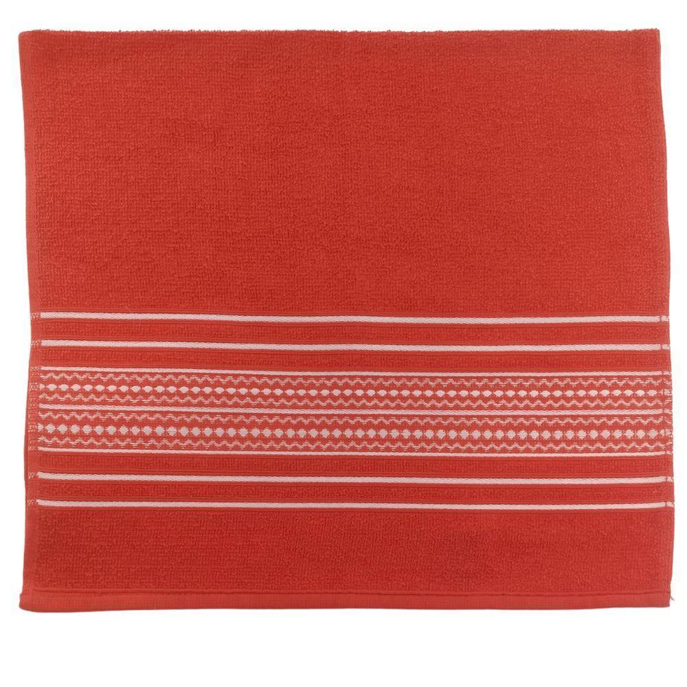 Toalha De Rosto Felpuda Zafira (42cm X 72cm) Savitex Modelo 3 Marsala - 1