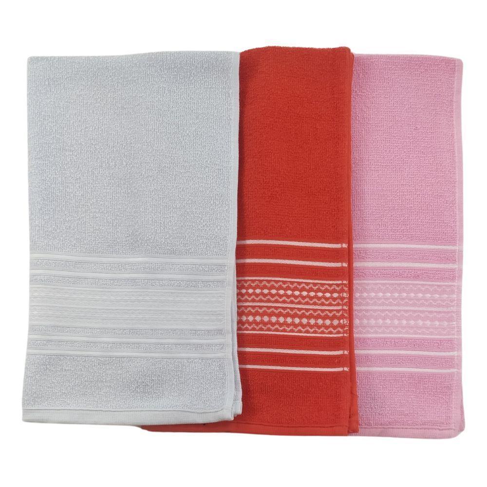 Toalha De Rosto Felpuda Zafira (42cm X 72cm) Savitex Modelo 3 Marsala - 2